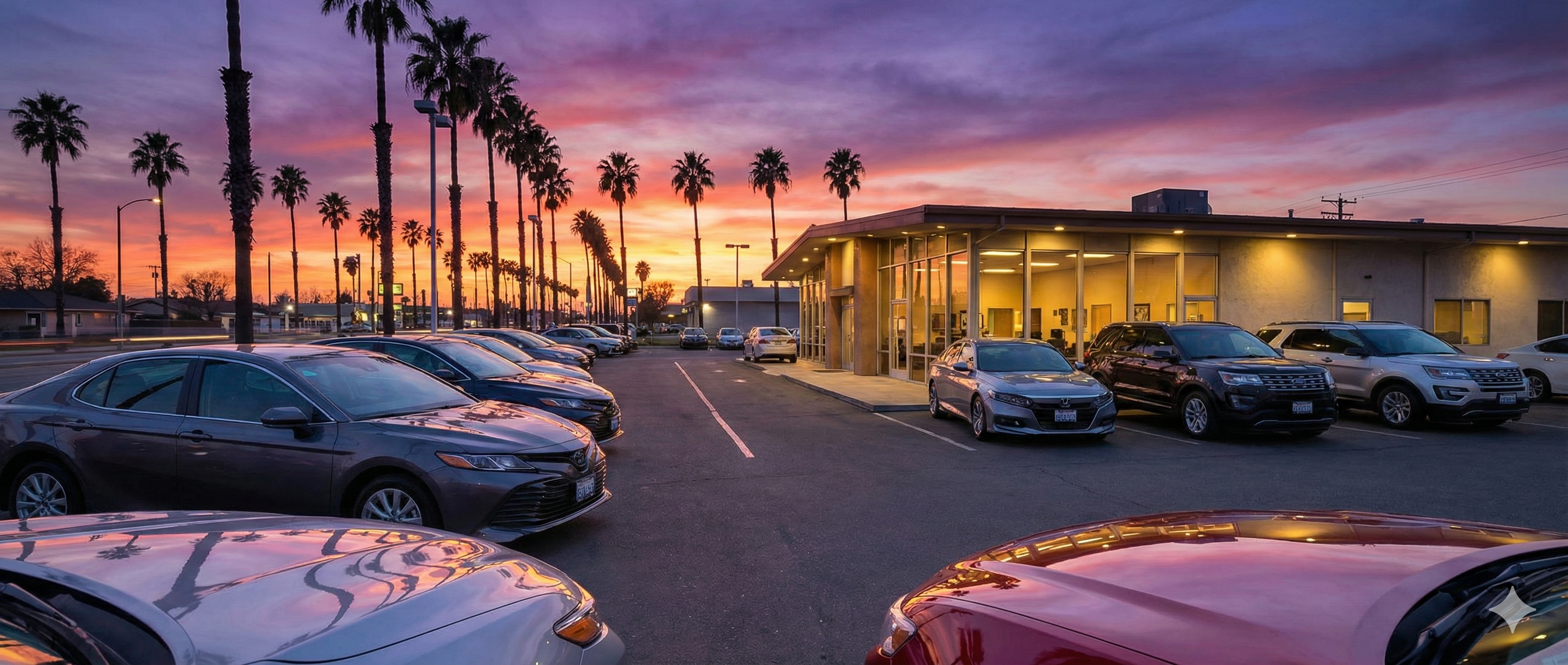 Fresno Dealership Lot